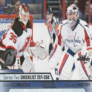 Checklist Card - 2016/2017 Upper Deck Series 2 Hockey Cards 251-350 - Number 449